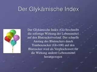 der glyk mische index