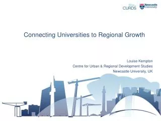 Connecting Universities to Regional Growth