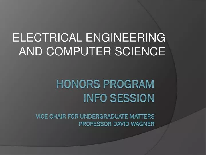 electrical engineering and computer science