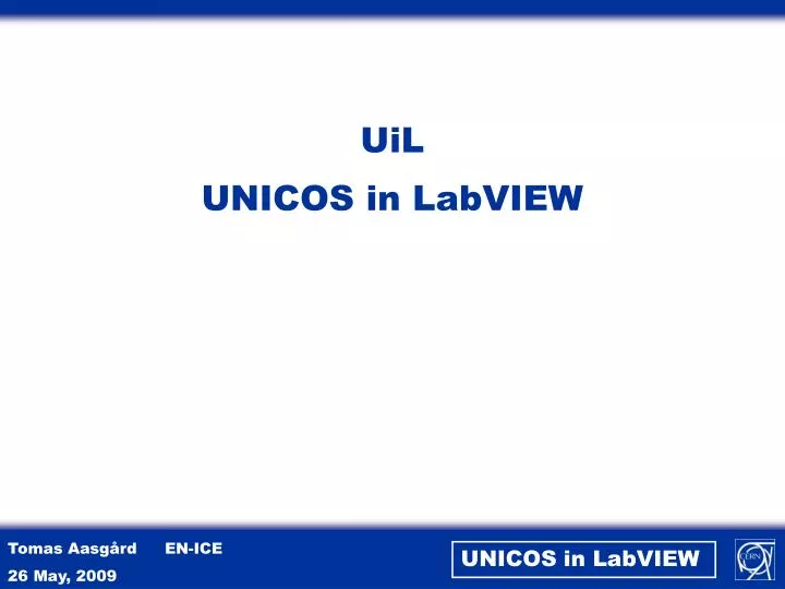 uil unicos in labview