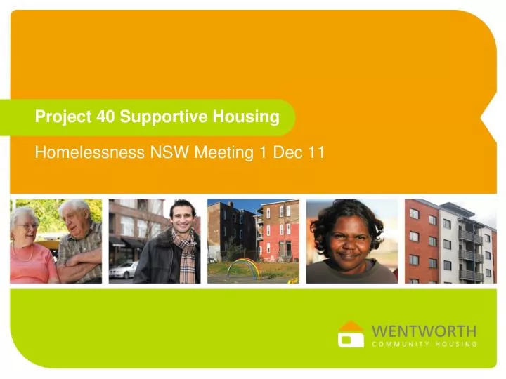 project 40 supportive housing