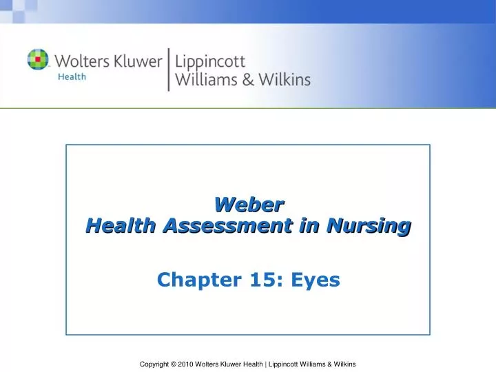 weber health assessment in nursing