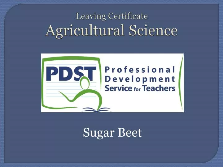 leaving certificate agricultural science