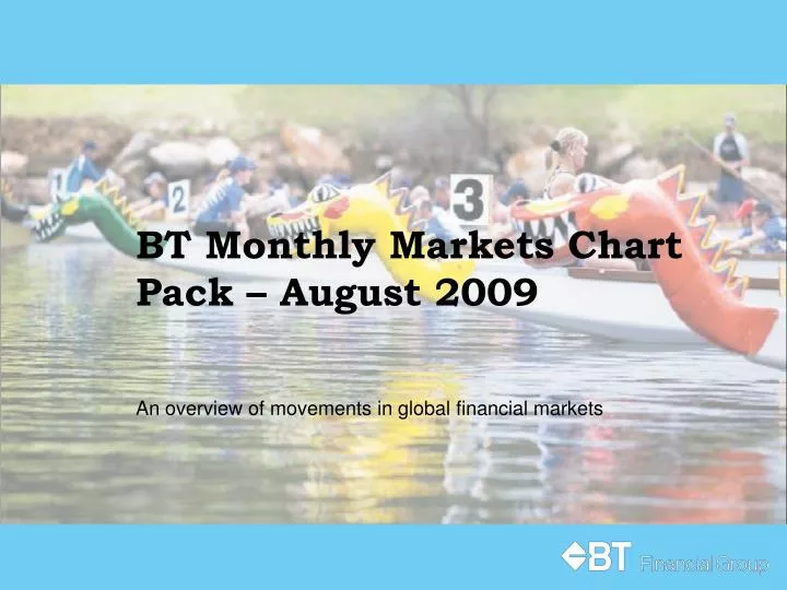 bt monthly markets chart pack august 2009