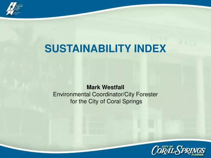 sustainability index