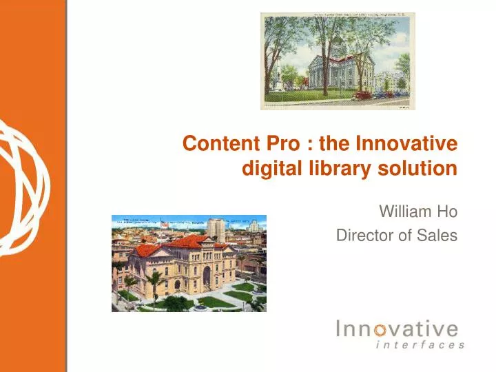 content pro the innovative digital library solution