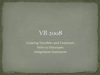 VB 2008