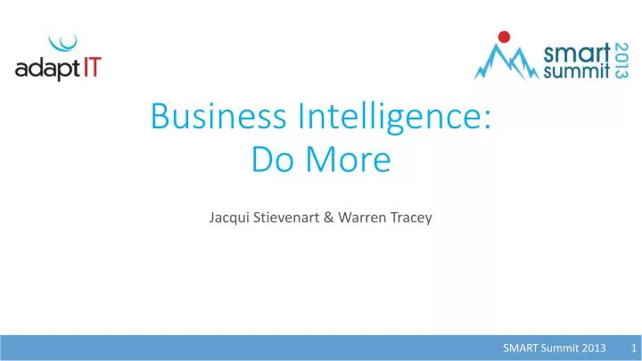 business intelligence do more