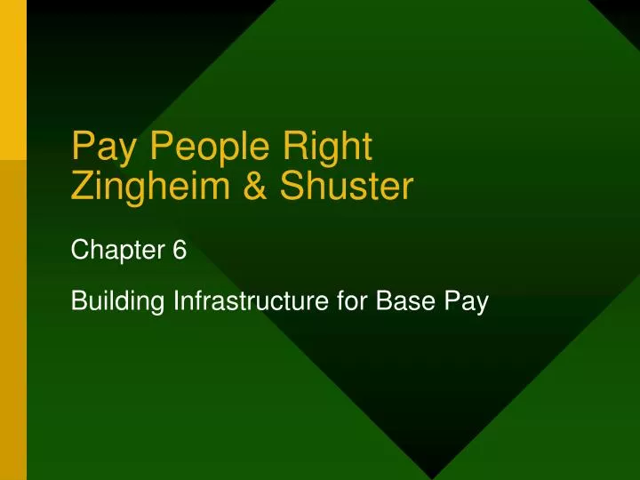 pay people right zingheim shuster