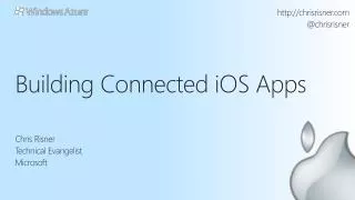 Building Connected iO S Apps