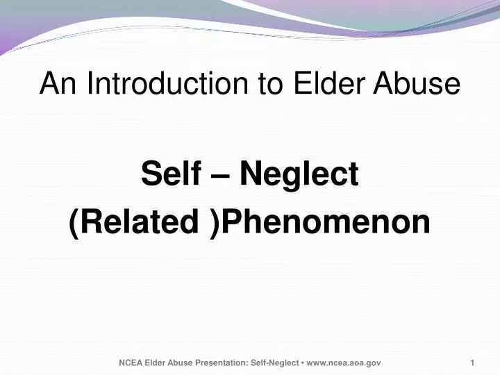 an introduction to elder abuse