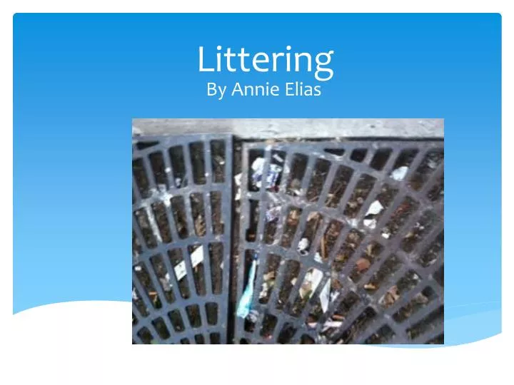 littering