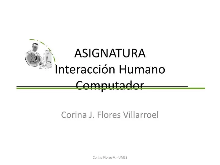 asignatura interacci n humano computador