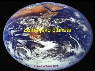 zem jako planeta