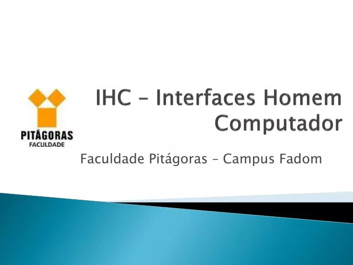 ihc interfaces homem computador