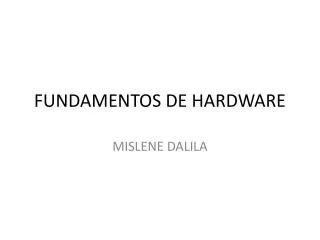 fundamentos de hardware