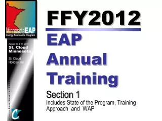 FFY2012 EAP Annual Training Section 1