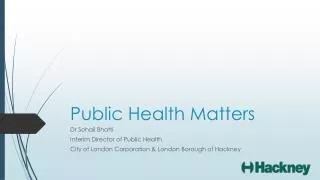 public health matters