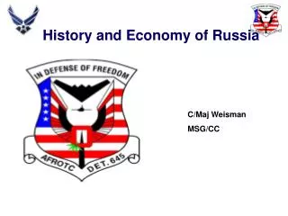 History and Economy of Russia