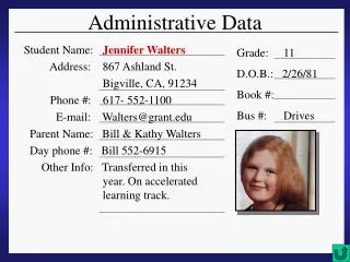 Administrative Data