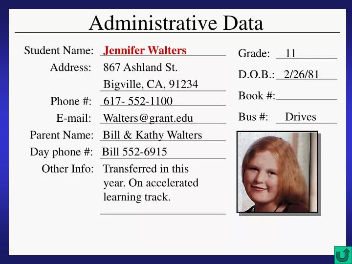 administrative data