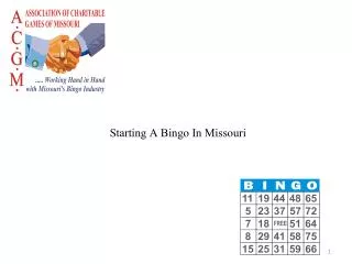 Starting A Bingo In Missouri