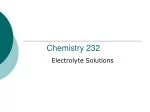 Chemistry 232 - slide 1