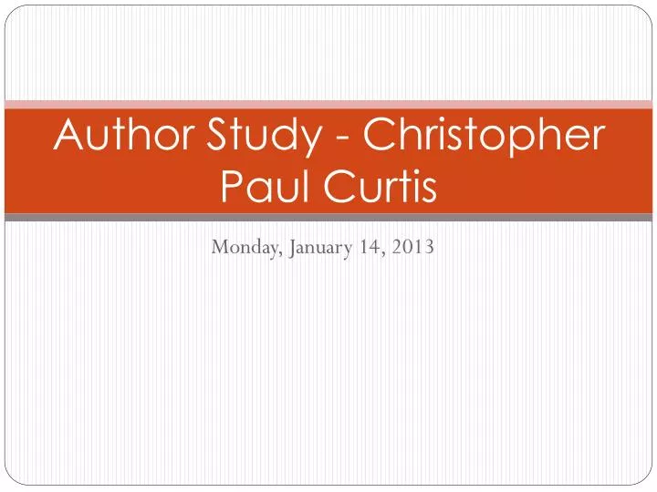 author study christopher paul curtis