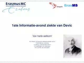 1ste informatie avond ziekte van devic