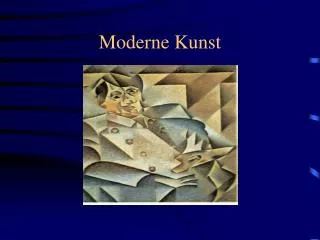 moderne kunst
