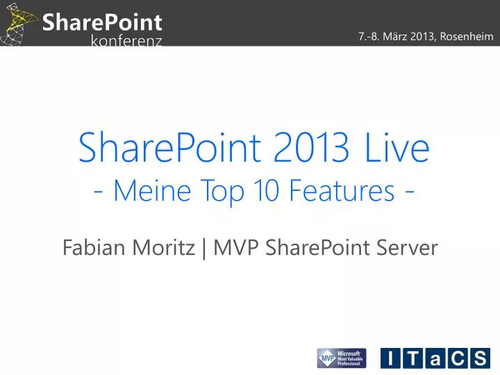 sharepoint 2013 live meine top 10 features