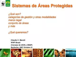 sistemas de reas protegidas