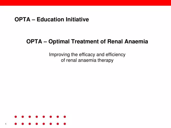 opta education initiative