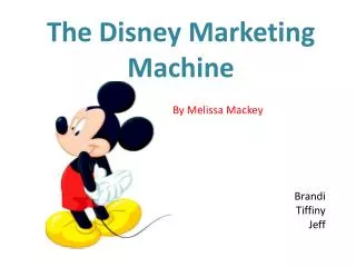 The Disney Marketing Machine