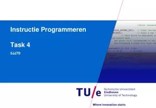 instructie programmeren task 4