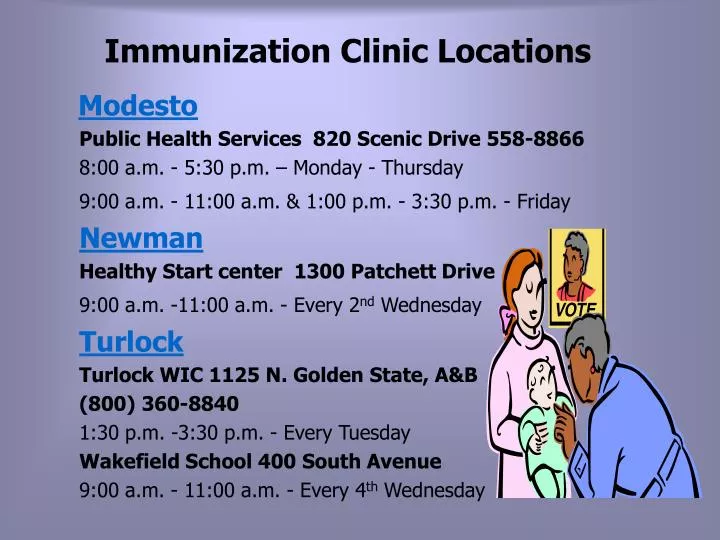 immunization clinic locations