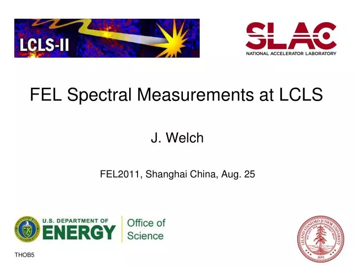 fel spectral measurements at lcls