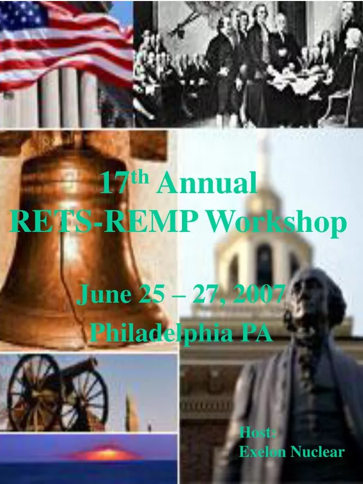 17 th annual rets remp workshop