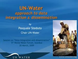UN-Water approach to data integration &amp; dissemination