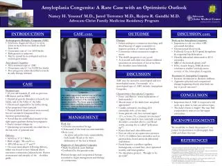 Arthrogryposis Multiplex Congenita (AMC)