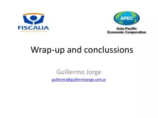 Wrap-up and conclussions