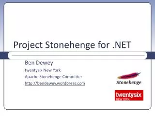 Project Stonehenge for .NET