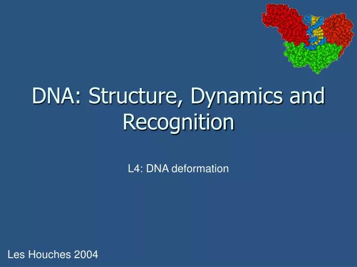 dna structure dynamics and recognition