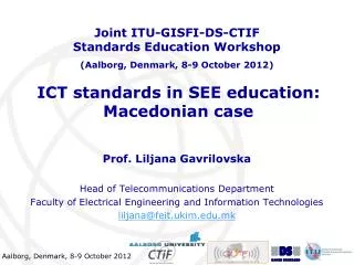 ICT standards in SEE education: Macedonian case