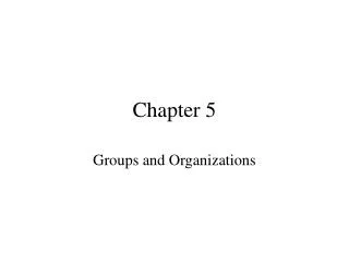 Chapter 5