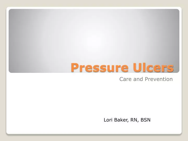 pressure ulcers