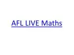 Master AFL LIVE Maths: Boost Your Game Analysis with Expert Strategies - slide 1