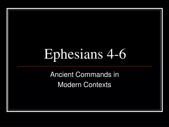ephesians 4 6