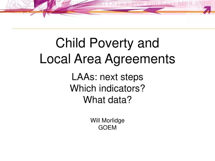 child poverty and local area agreements