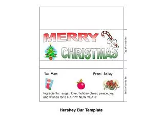Hershey Bar Template